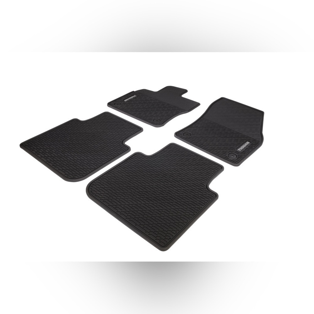 2019 Tiguan Black Rear Floor Mats